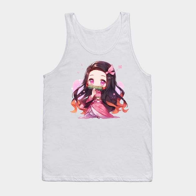 nezuko Tank Top by fancy ghost